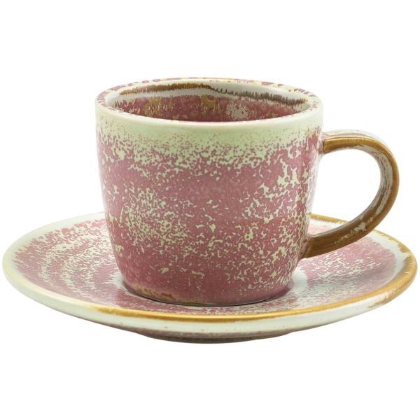 Terra Porcelain Rose Untertasse 11,5 cm SCR-PRS11 by Genware color Svart