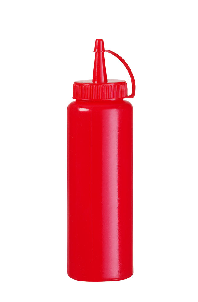 Hendi Quetschflasche Rot Kunststoff 200ml 558010 by Hendi color Svart