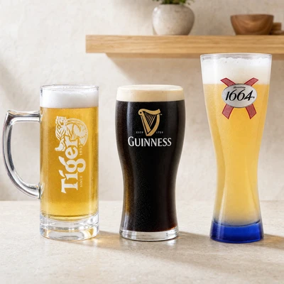 Biergläser mit Logo