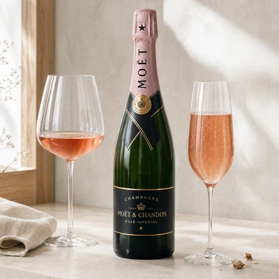 Wein und Champagner