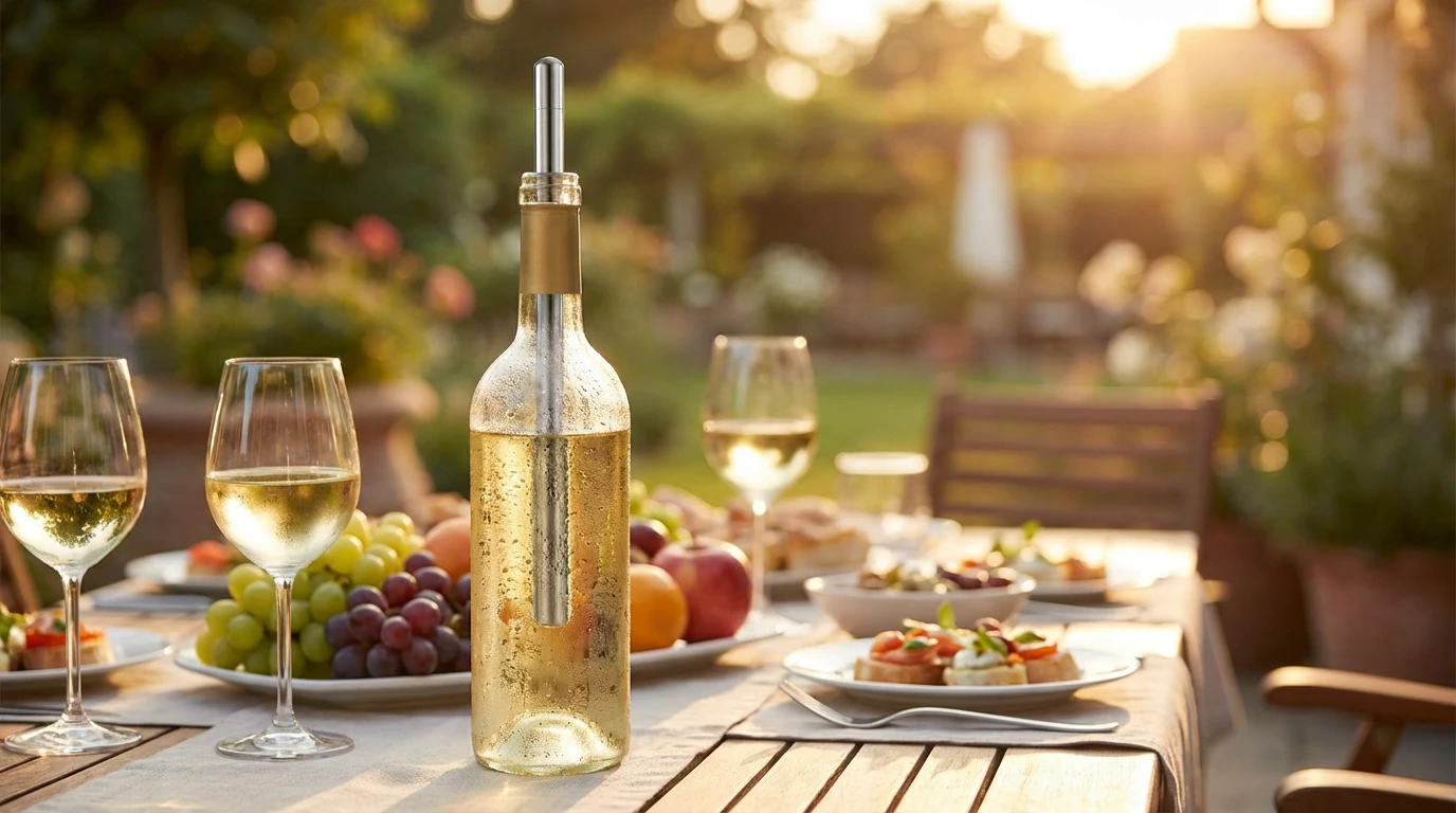 Weinkühlerstab: Halten Sie Ihren Wein direkt in der Flasche kalt