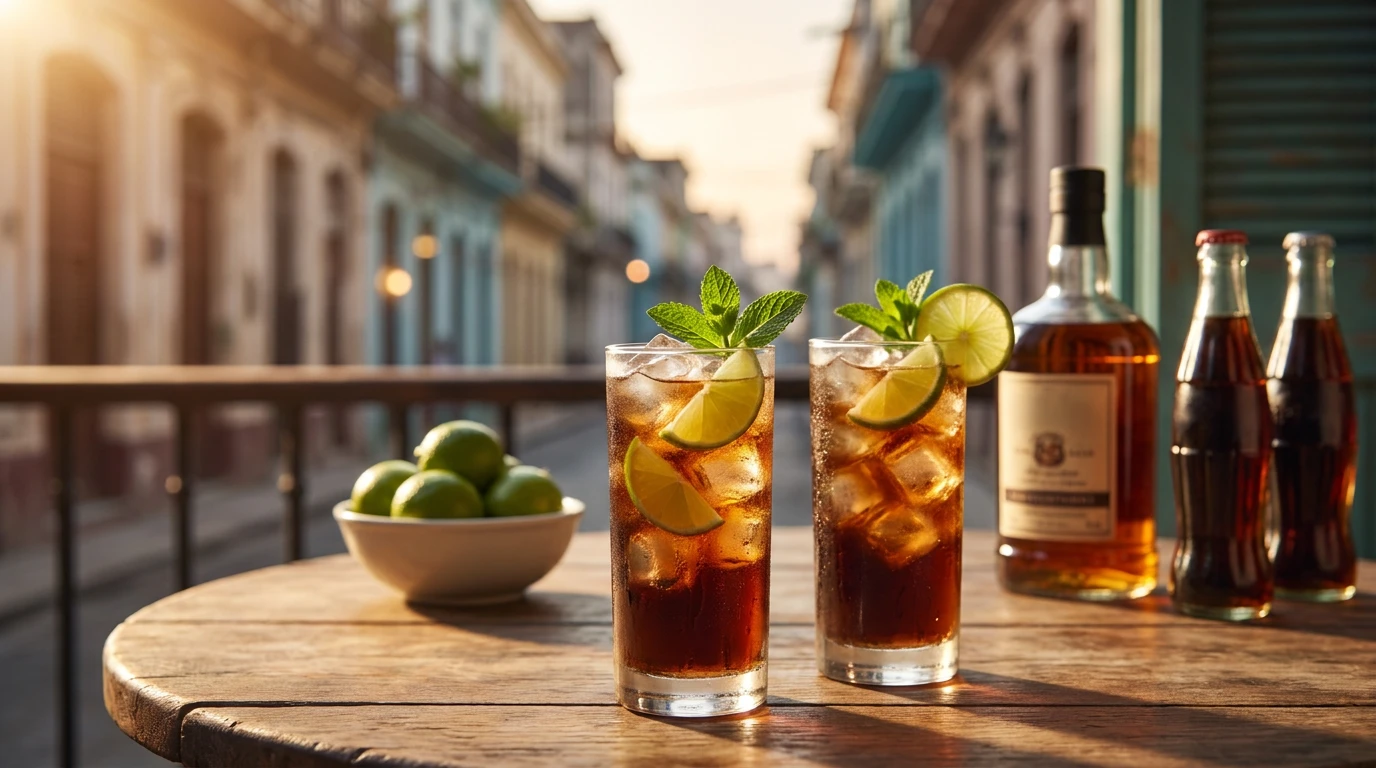 Cuba Libre Rezept – Klassischer Rum und Cola mit einem Hauch Limette