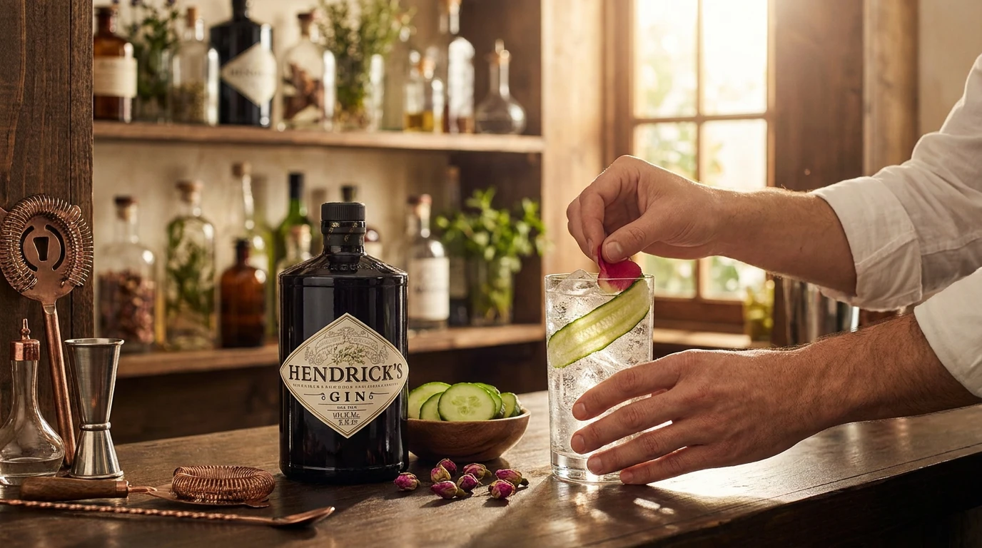 Hendricks Gin Guide: Werden Sie Experte für Drinks mit Gurke und Rose