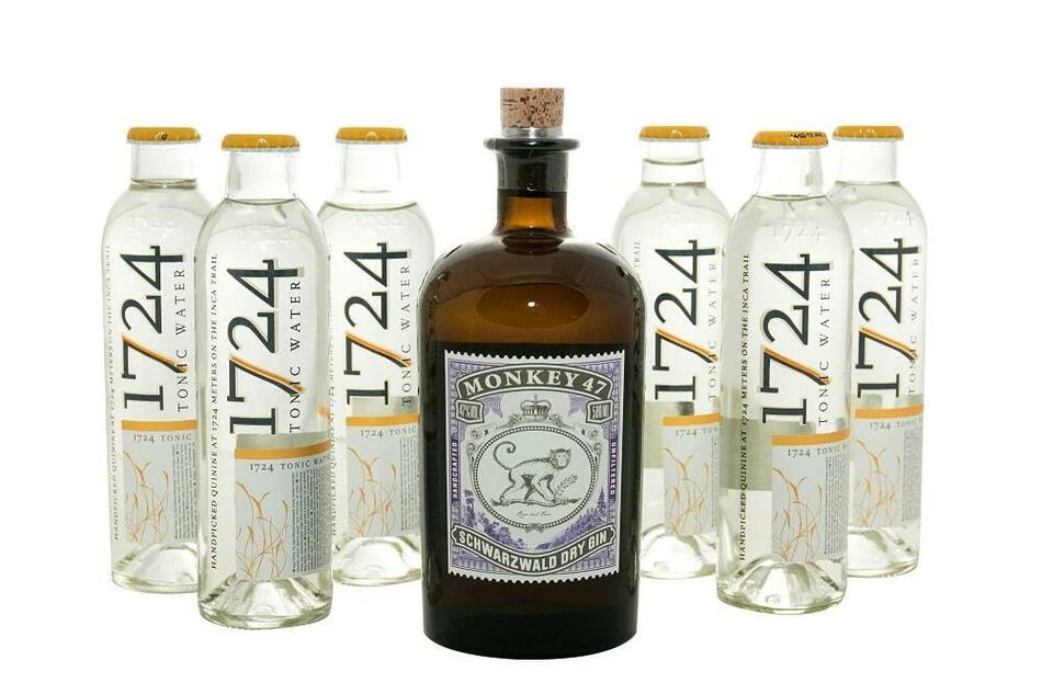 Gin & Tonic Paket: Monkey 47 & 1724 Tonic Water 00034Barlife by Barlife color Svart