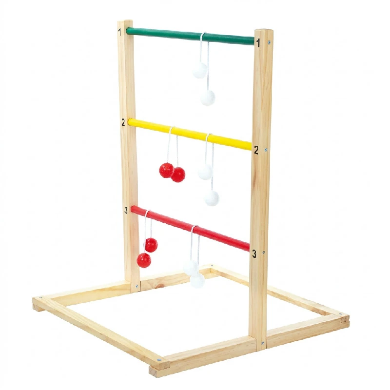 Leitergolf mit 2x3 Ball-Sets 54,5 x 60 x 75 cm 8002496 by HAAHR & CO color Svart
