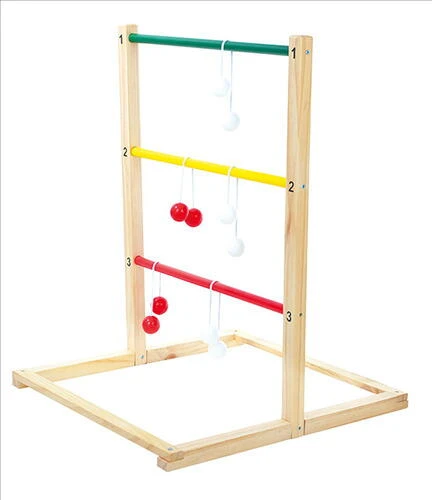 Leitergolf mit 2x3 Ball-Sets 54,5 x 60 x 75 cm 8002496 by HAAHR & CO color Svart