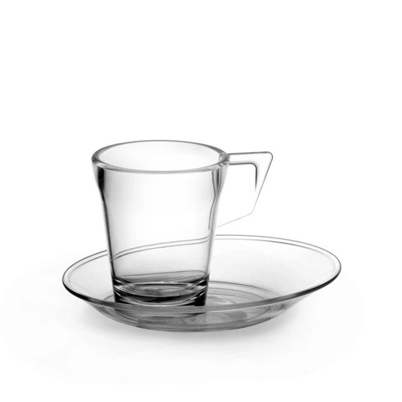Espressotasse 9 cl aus klarem Polycarbonat CHA9-T by Rbdrinks color Svart