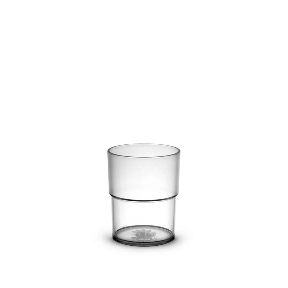 Stapelbares Glas 16 cl aus Polycarbonat ECO16-T by Rbdrinks color Svart