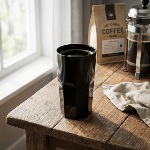 Kaffeebecher Schwarz 30 cl GR33-N by Rbdrinks color Svart