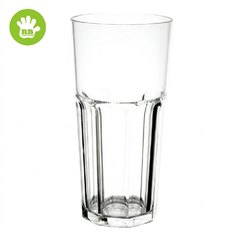 Retro-Glas 50 cl aus Polycarbonat GR50-T  color Svart