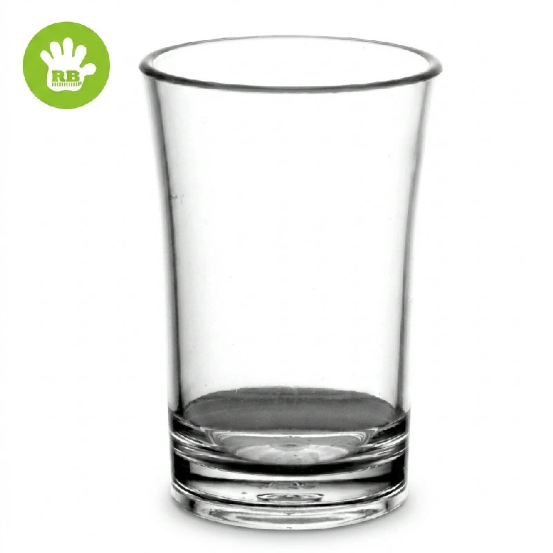 Shotglas 2 cl aus klarem Polycarbonat SHT3-T by Rbdrinks color Svart