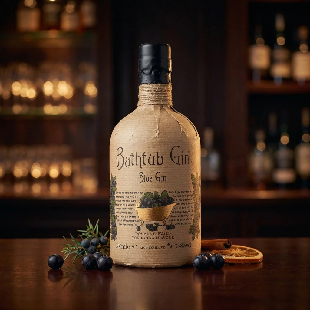 Bathtub Sloe Gin 50 cl 51287 by PROFCORNEL color Svart