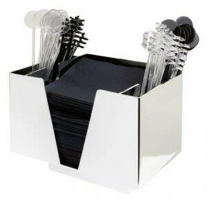 3 Part Bar Organizer Chrom BTBL3474 by Beaumont color Silver