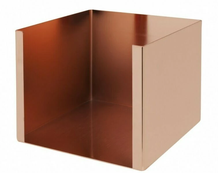 Serviettenhalter mit Kupfer-Finish – 13x13x10,1 cm BTBL3475 by Beaumont color Svart
