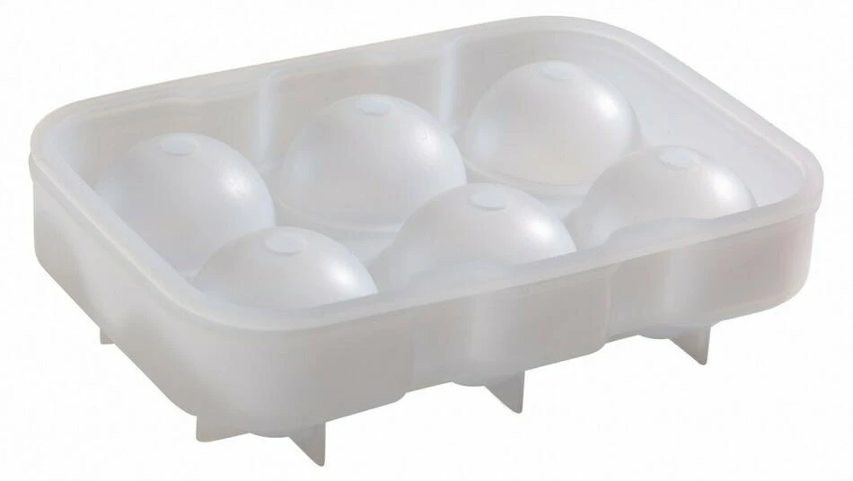 Silikon-Eiskugelform für 6 Kugeln BTBL3351 by Beaumont color Svart