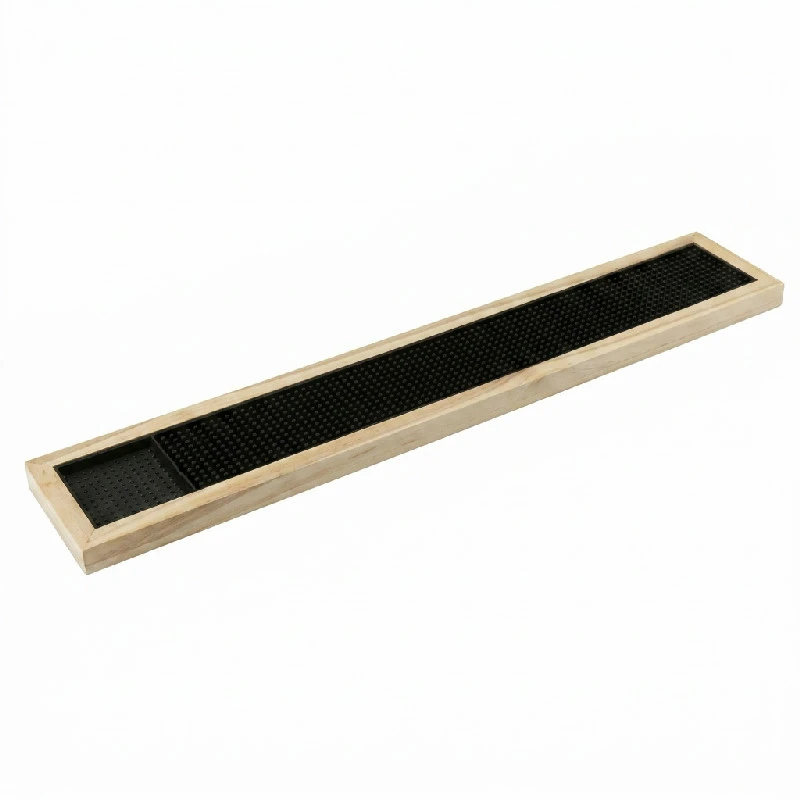Barmatte 8x58 cm mit Holzrahmen BTBL3630 by Beaumont color Svart