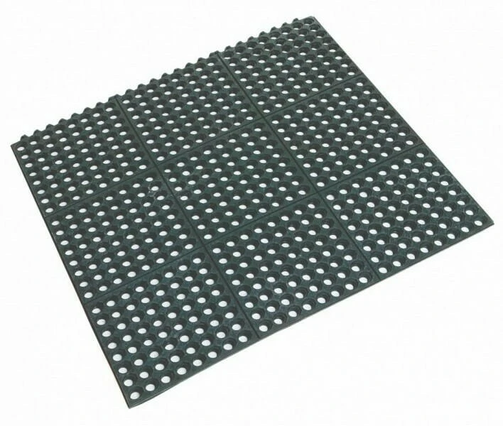 Bodenmatte – Gummi Stecksystem 90x90x1,2 cm BTBL3683 by Beaumont color Svart