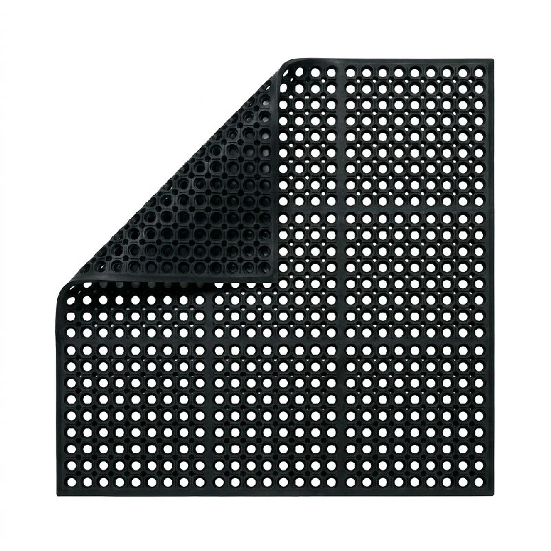 Gummi-Bodenmatte 150 x 90 cm BTBL3684 by Beaumont color Svart