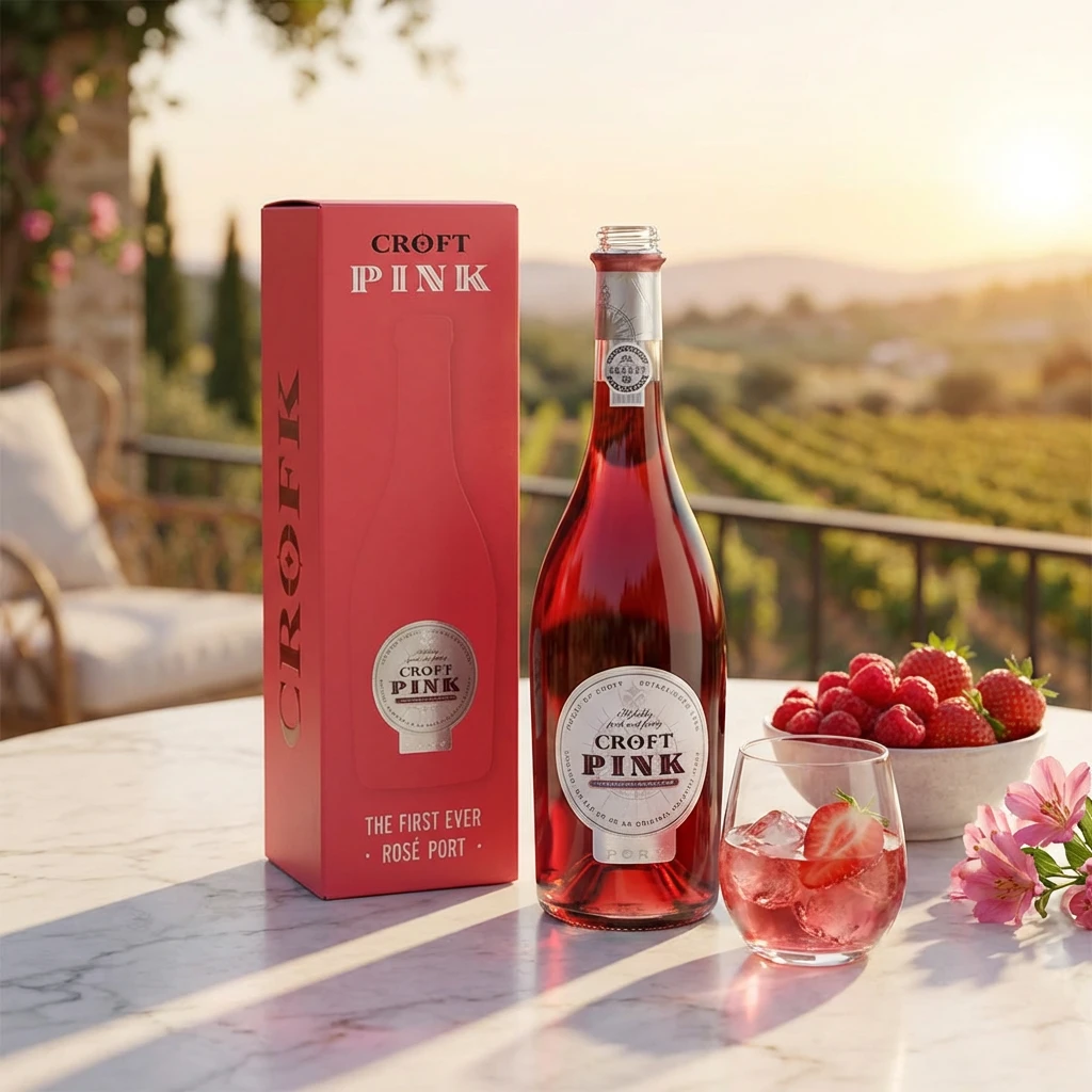 Croft Pink Port Rosé Portwein 75 cl 40091 by CROFT color Svart