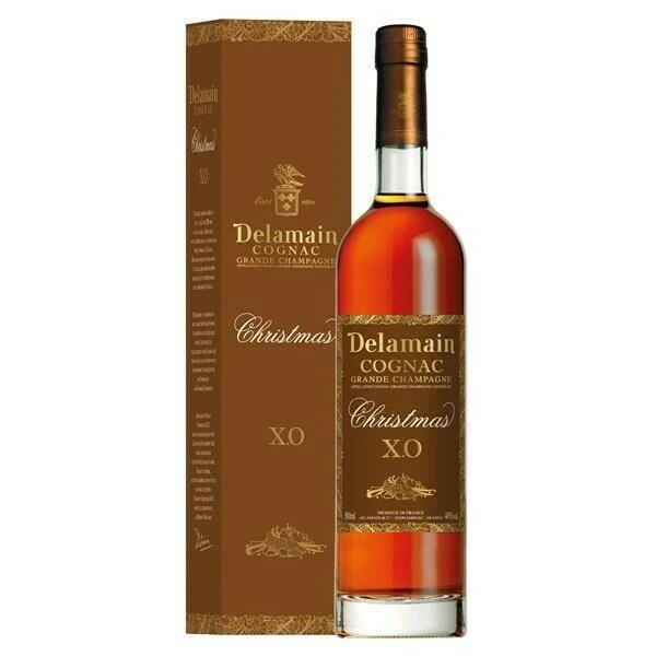 Delamain XO "Weihnachten" Cognac FL 50 50136 by DELAMAIN color Svart
