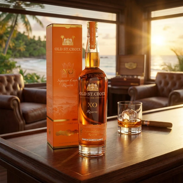 Old St. Croix XO Reserve Superior Cask 70 cl 54054 by Old St. Croix color Svart