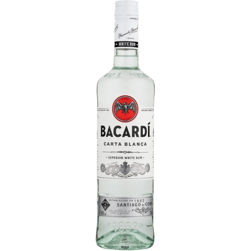 Bacardi Superior Carta Blanca Rum 70 cl 54071 by BACARDI color Svart