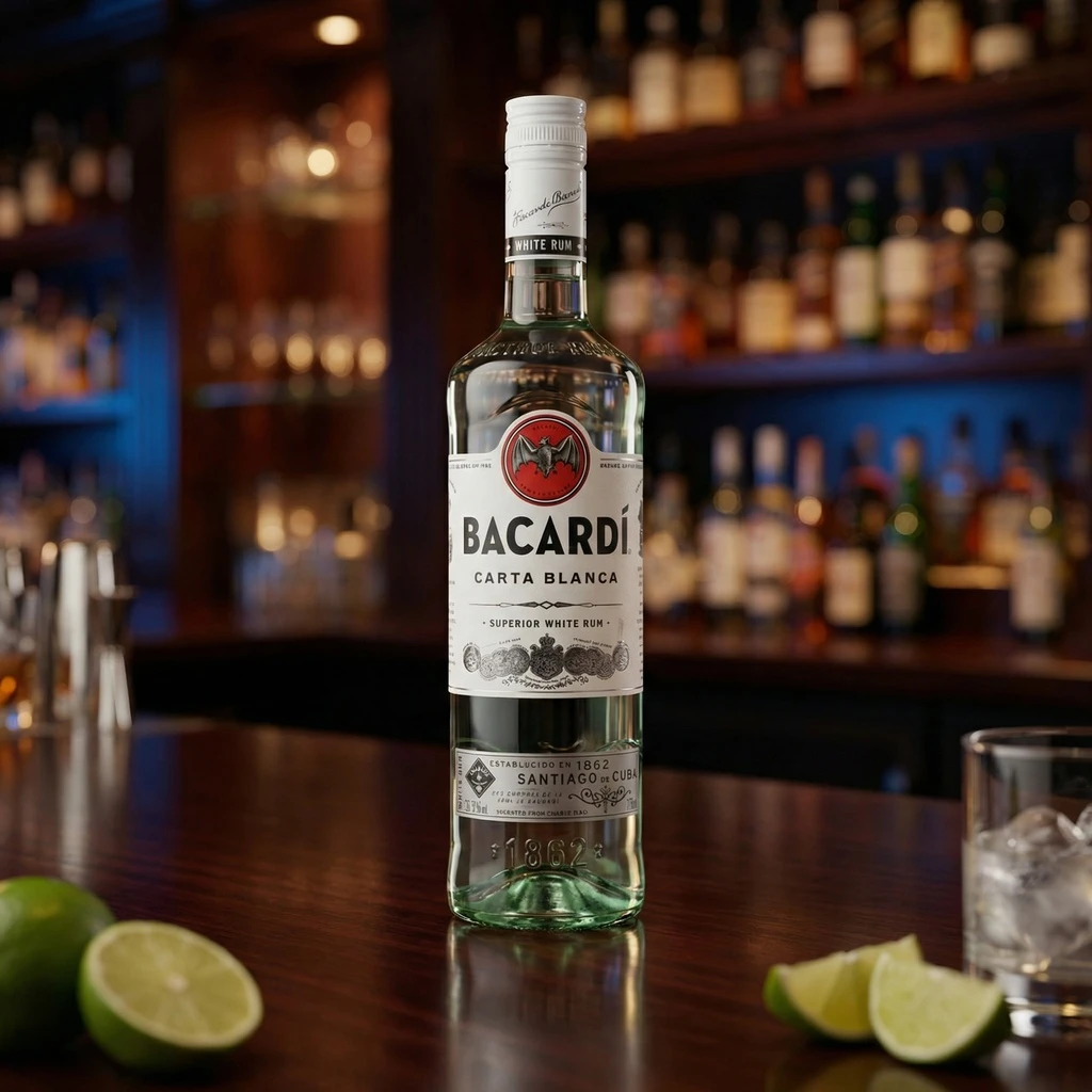 Bacardi Superior Carta Blanca Rum 300 ml 54073 by BACARDI color Svart