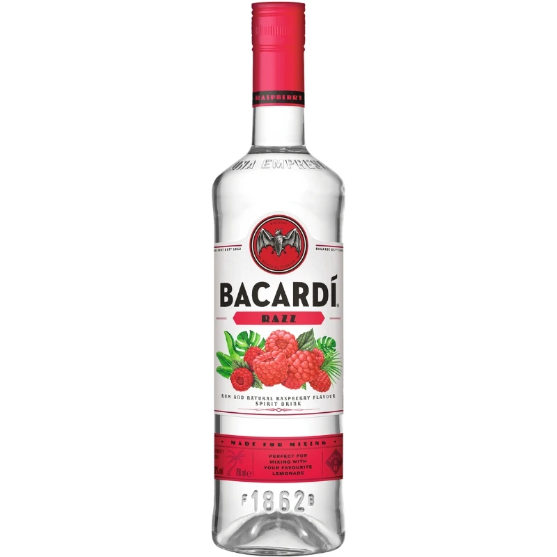 Bacardi Razz Rum 70 cl 54077 by BACARDI color Svart