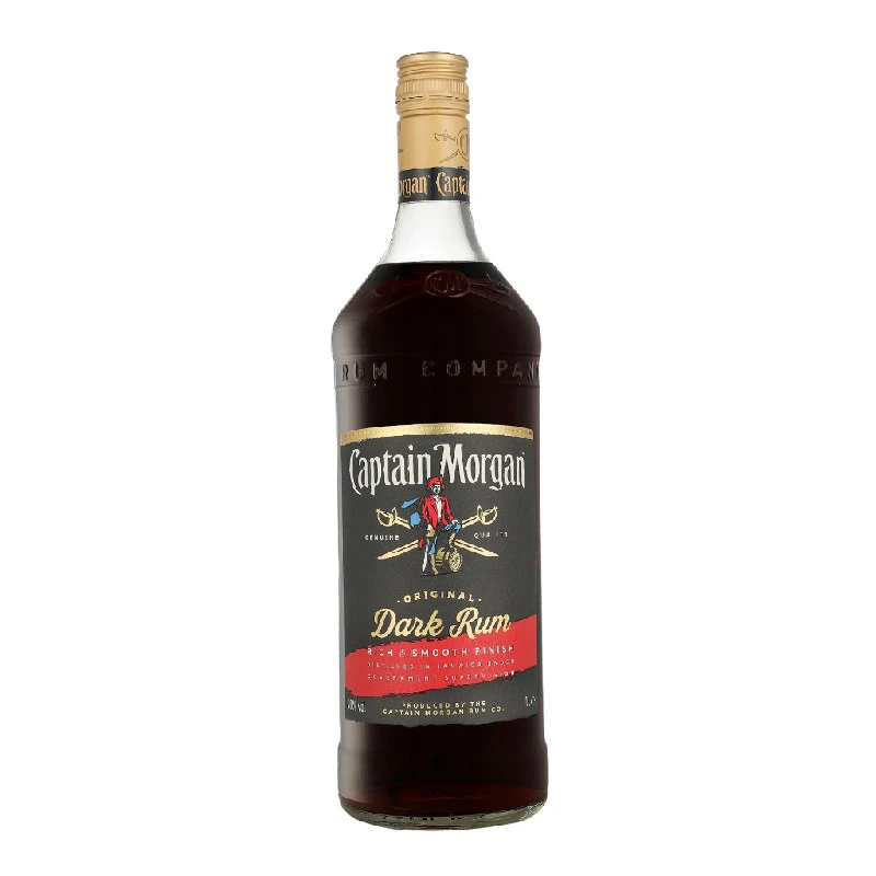 Captain Morgan Black Jamaica Rum 100 cl 54096 by CAPTAINMOR color Svart