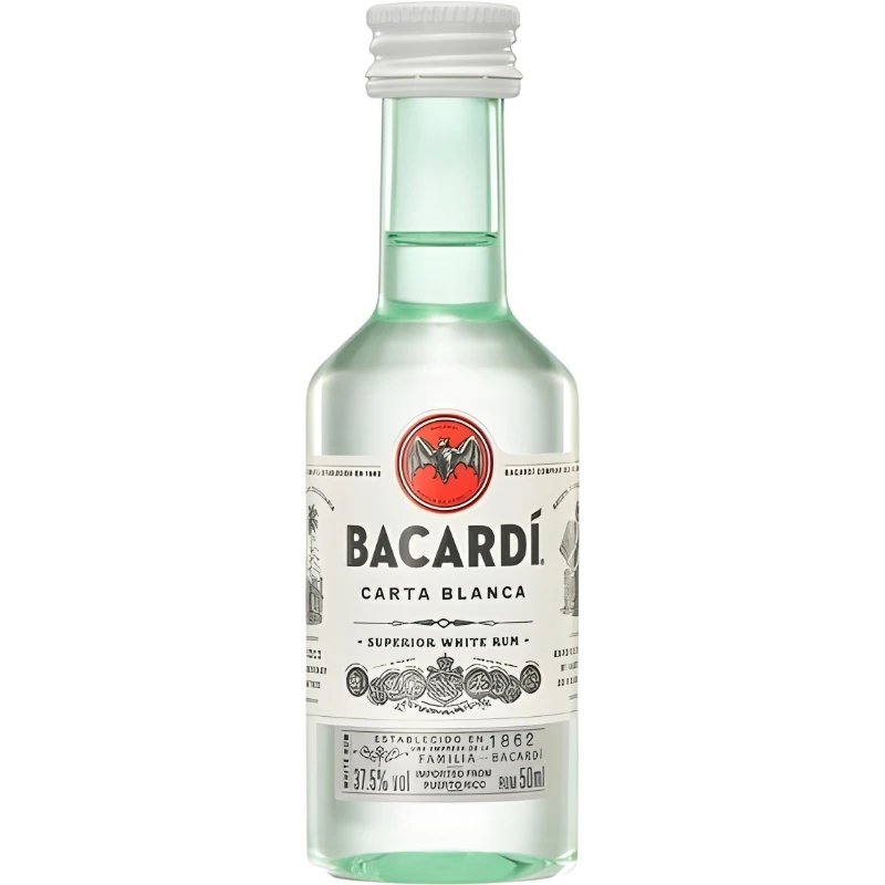 Bacardi Superior Carta Blanca 5cl 54112 by BACARDI color Svart