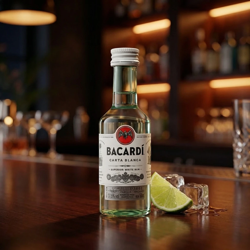 Bacardi Superior Carta Blanca 5cl 54112 by BACARDI color Svart