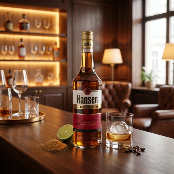 Hansen Golden Rum 70 cl 1004063 by HANSEN color Svart