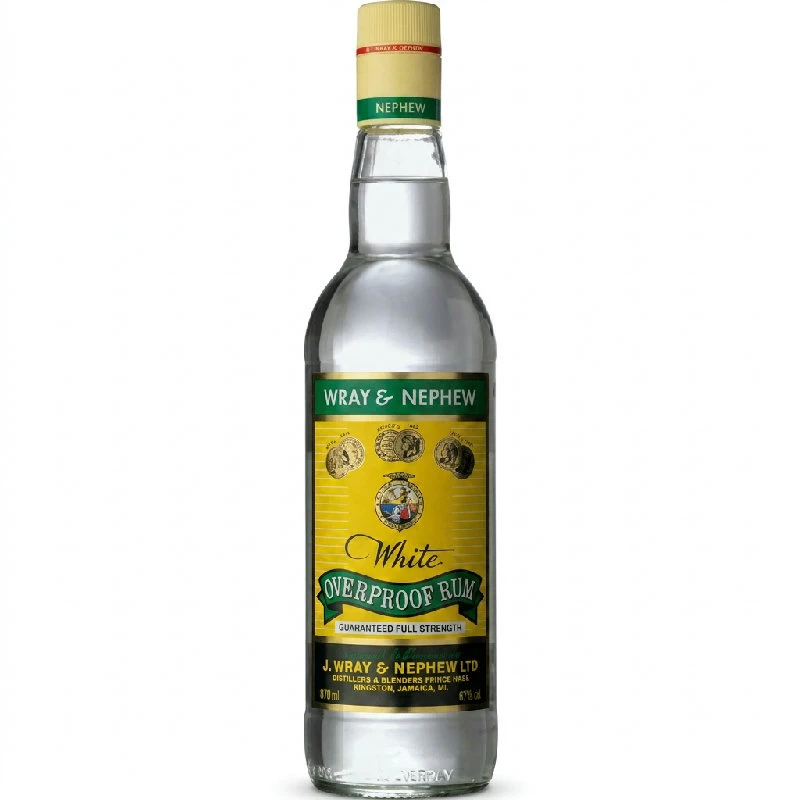 Wray & Nephew Weißer Overproof Rum FL 70 54185 by WRAY&NEPHE color Svart
