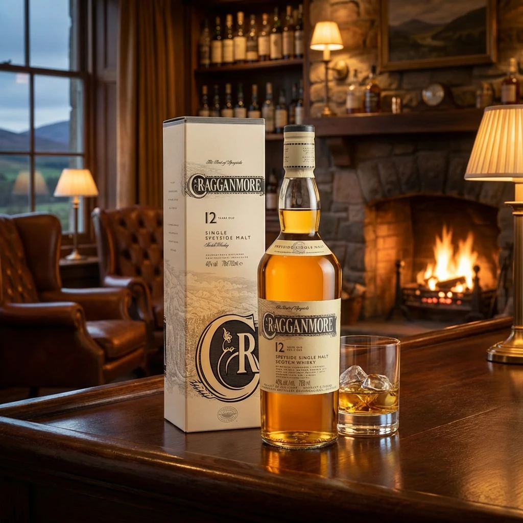 Cragganmore 12 YO Speyside Single Malt 70 cl 55024 by CRAGGANMOR color Svart