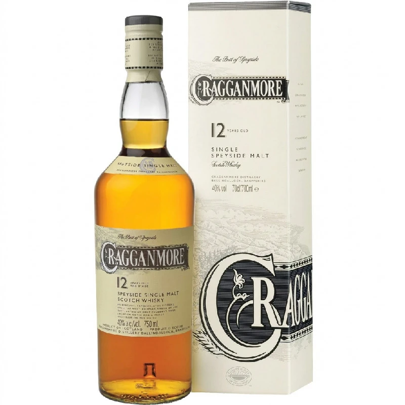 Cragganmore 12 YO Speyside Single Malt 70 cl 55024 by CRAGGANMOR color Svart
