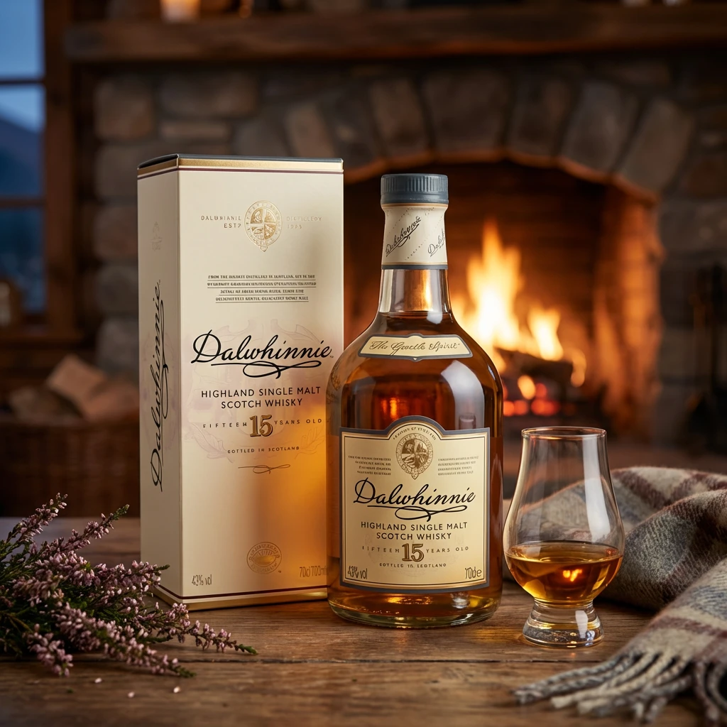 Dalwhinnie 15 YO Highland Single Malt 70 cl 55025 by DALWHINNIE color Svart