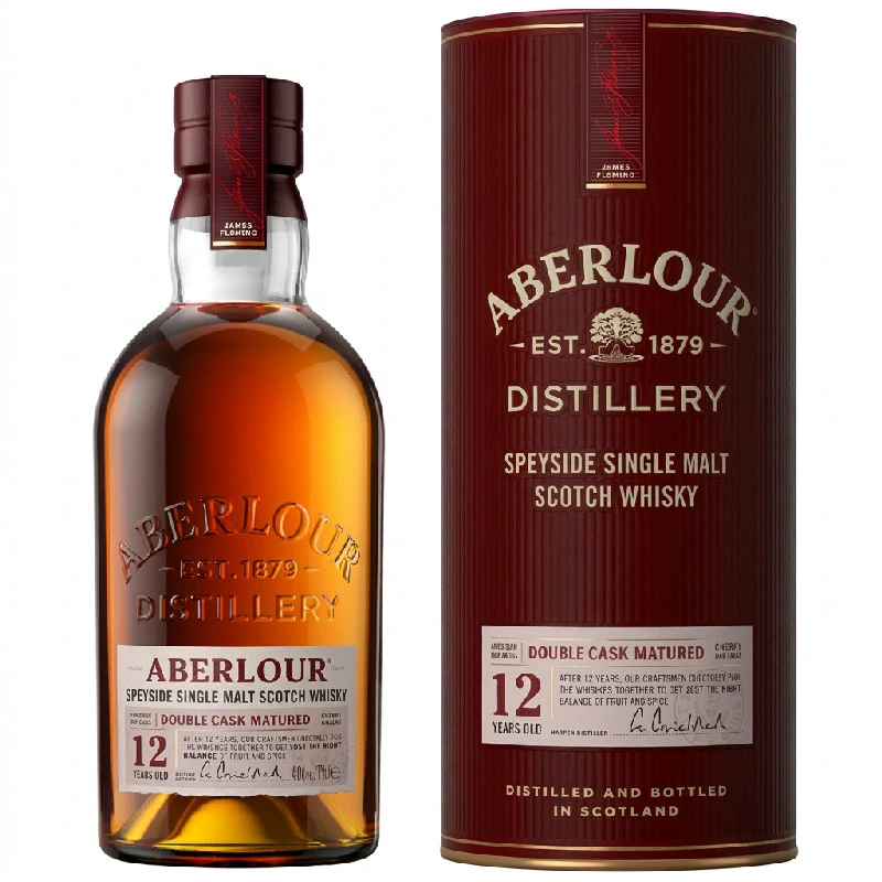 Aberlour 12 YO Speyside Single Malt FL 70 55073 by ABERLOUR color Svart