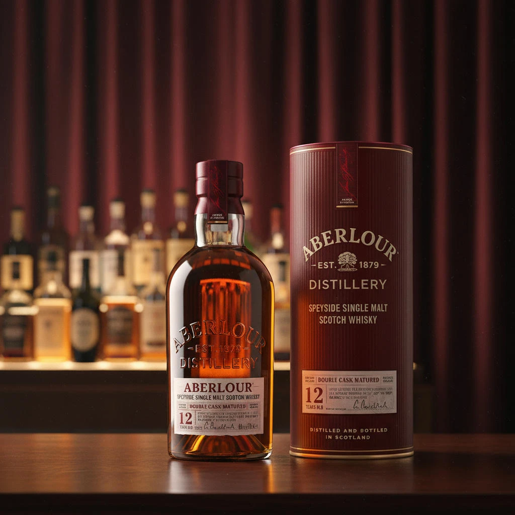 Aberlour 12 YO Speyside Single Malt FL 70 55073 by ABERLOUR color Svart