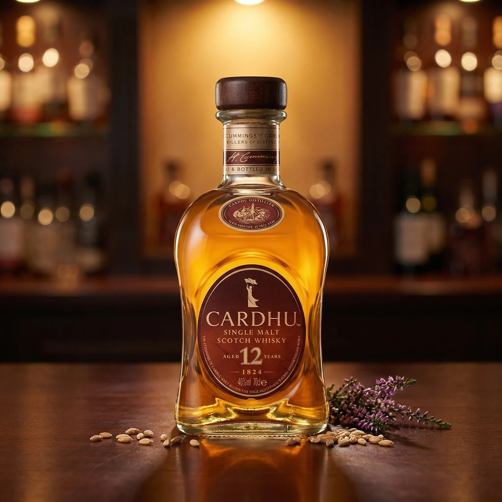 Cardhu 12 YO Speyside Single Malt FL 70 55090 by CARDHU color Svart