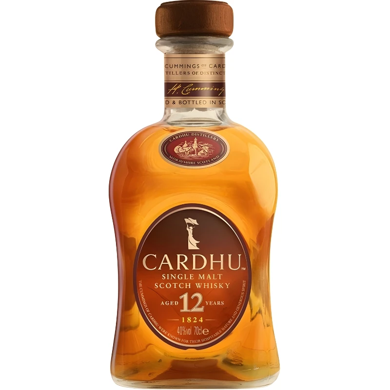 Cardhu 12 YO Speyside Single Malt FL 70 55090 by CARDHU color Svart