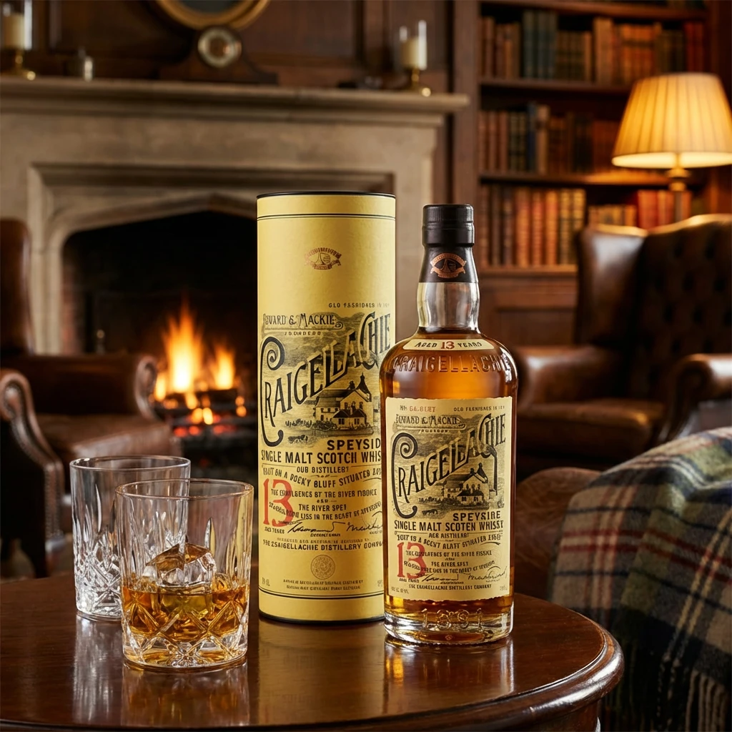Craigellachie 13 YO Speyside Single Malt 70 cl 55265 by CRAIGELLAC color Svart