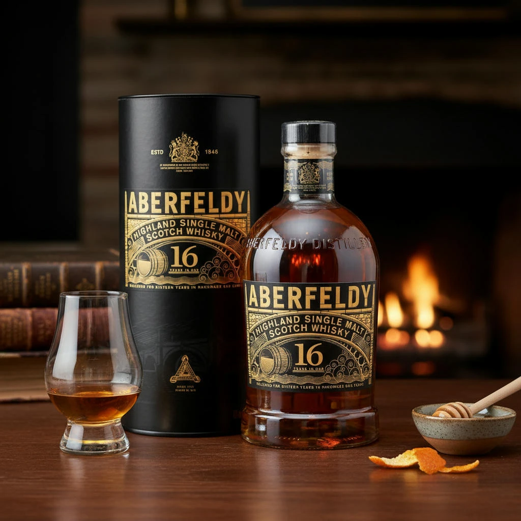 Aberfeldy 16 YO Highland Single Malt 70 cl 55305 by ABERFELDY color Svart