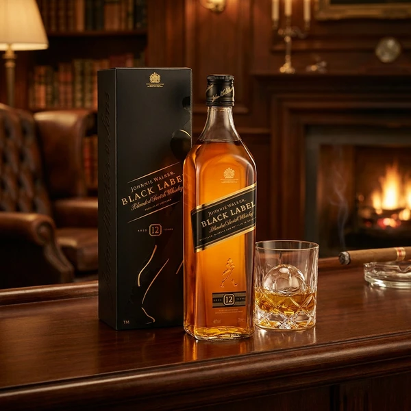 Johnnie Walker Black Label 12 Jahre Blended Scotch Whisky 70 cl 56010 by JOHNNIEWAL color Svart