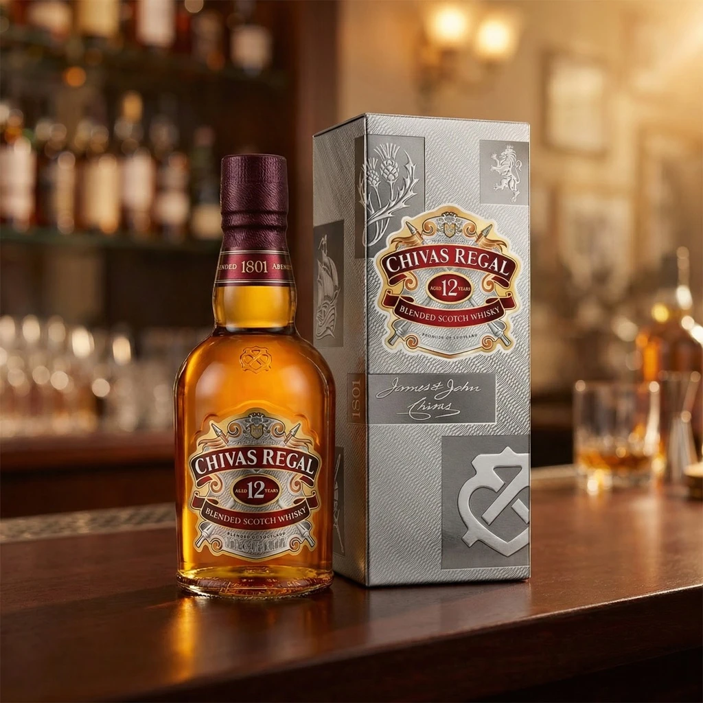 Chivas Regal 12 YO Blended Scotch FL 35 56024 by CHIVAS color Svart