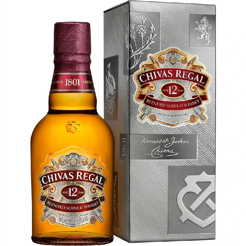Chivas Regal 12 YO Blended Scotch FL 35 56024 by CHIVAS color Svart