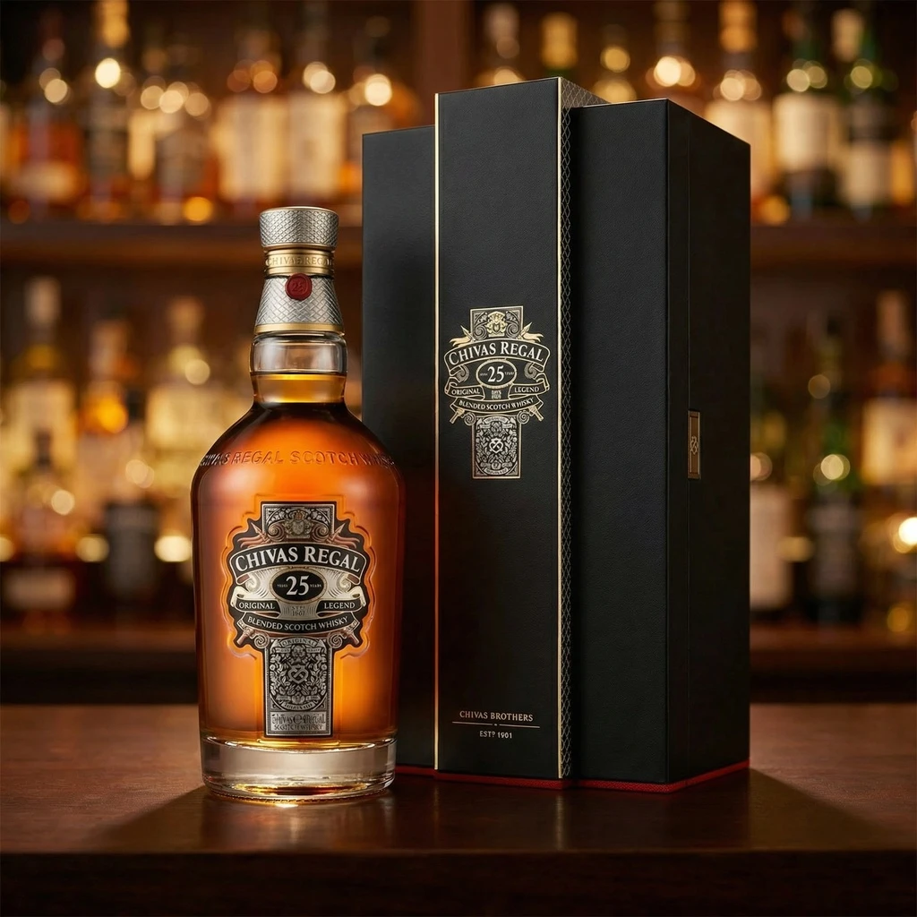 Chivas Regal 25 YO Blended Scotch FL 70 56074 by CHIVAS color Svart
