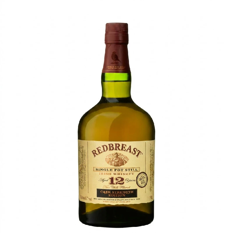 Red Breast 12 YO Cask Strength Irish Whiskey 70 cl 57086 by REDBREAST color Svart