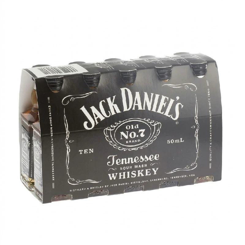 Jack Daniel's Old No.7 Whiskey 10 x 5cl 58004 by JACKDANIEL color Svart