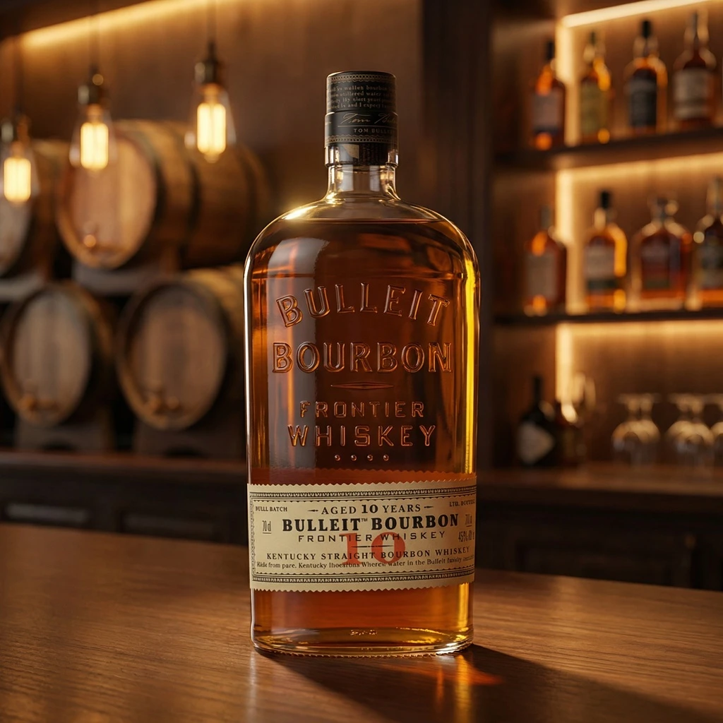 Bulleit Bourbon 10 YO FL 70 58089 by BULLEIT color Svart