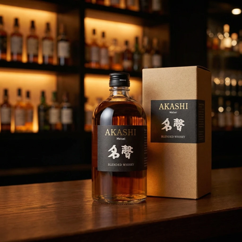 Akashi Meisei Japanese Blended Whisky FL 50 59013 by AKASHI color Svart